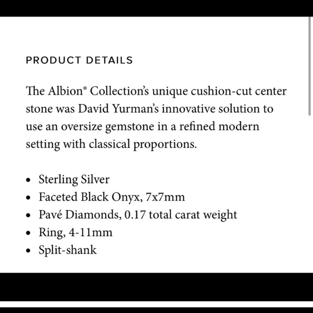 David Yurman ring - Picture 3 of 11